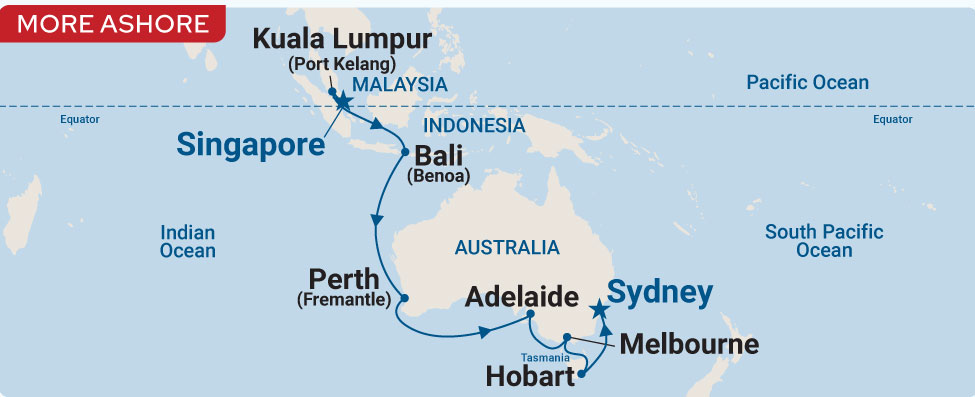Singapore to Sydney cruise